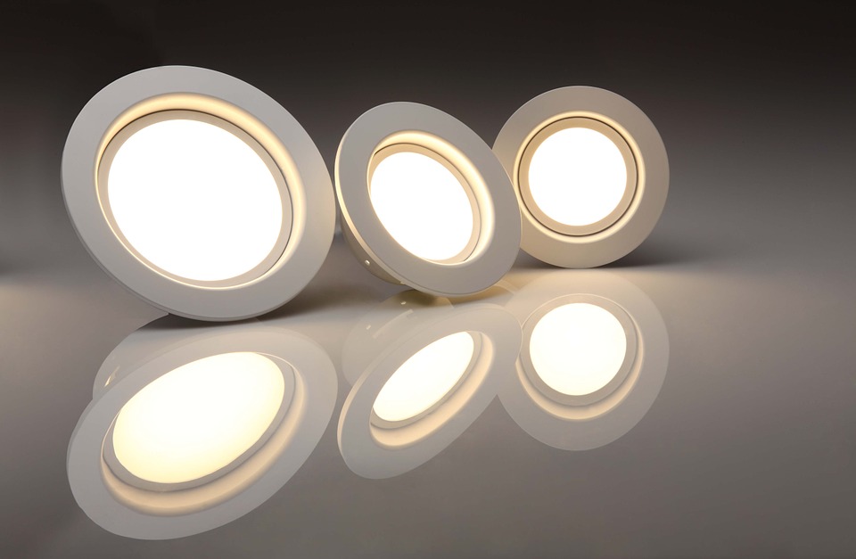 LED lighting downlights versus halogen downlights